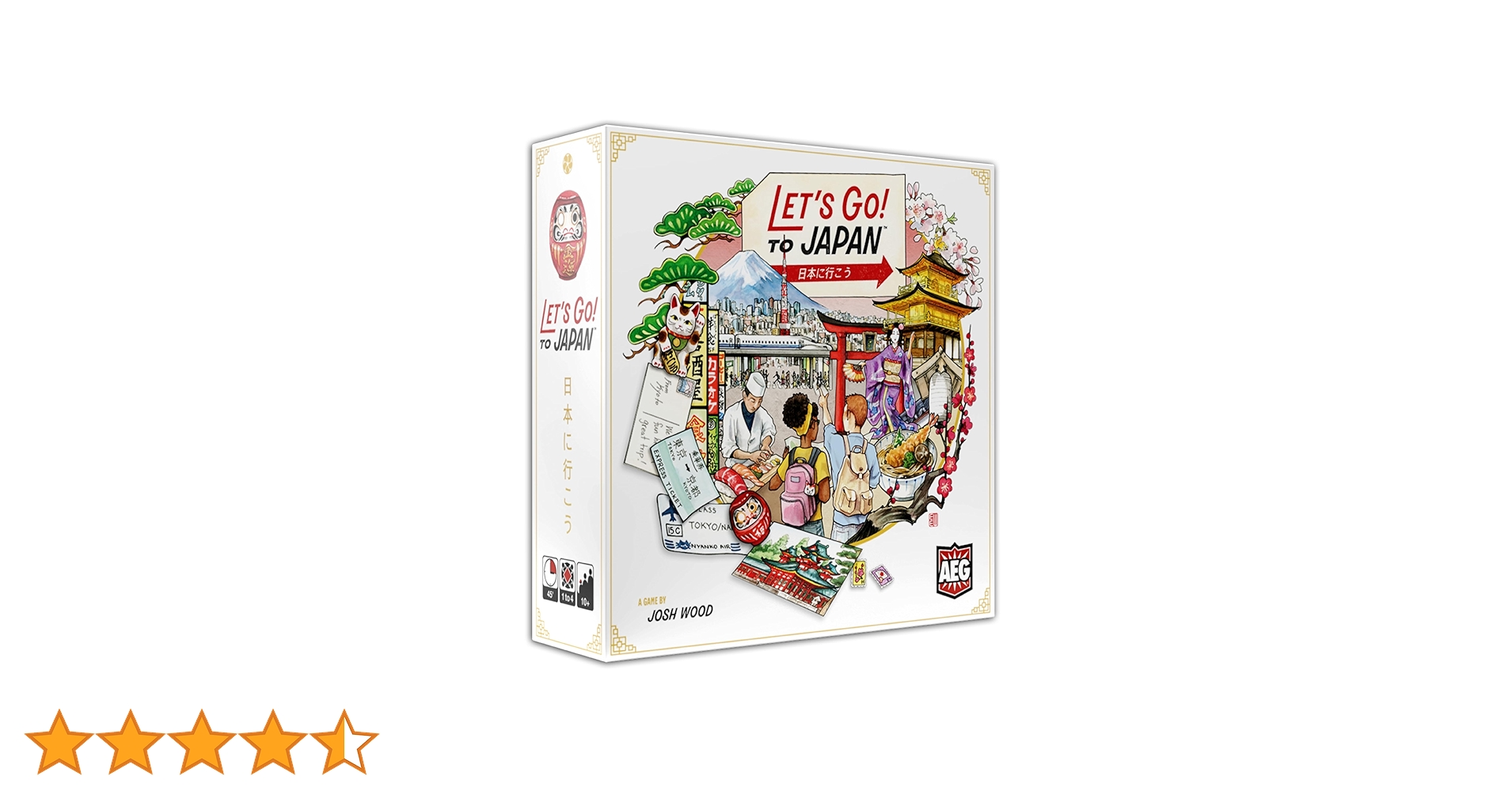 LET'S GO! JAPAN ボードゲーム AEG Amazon | AEG Let's Go! to Japan ボードゲーム | ストーリー